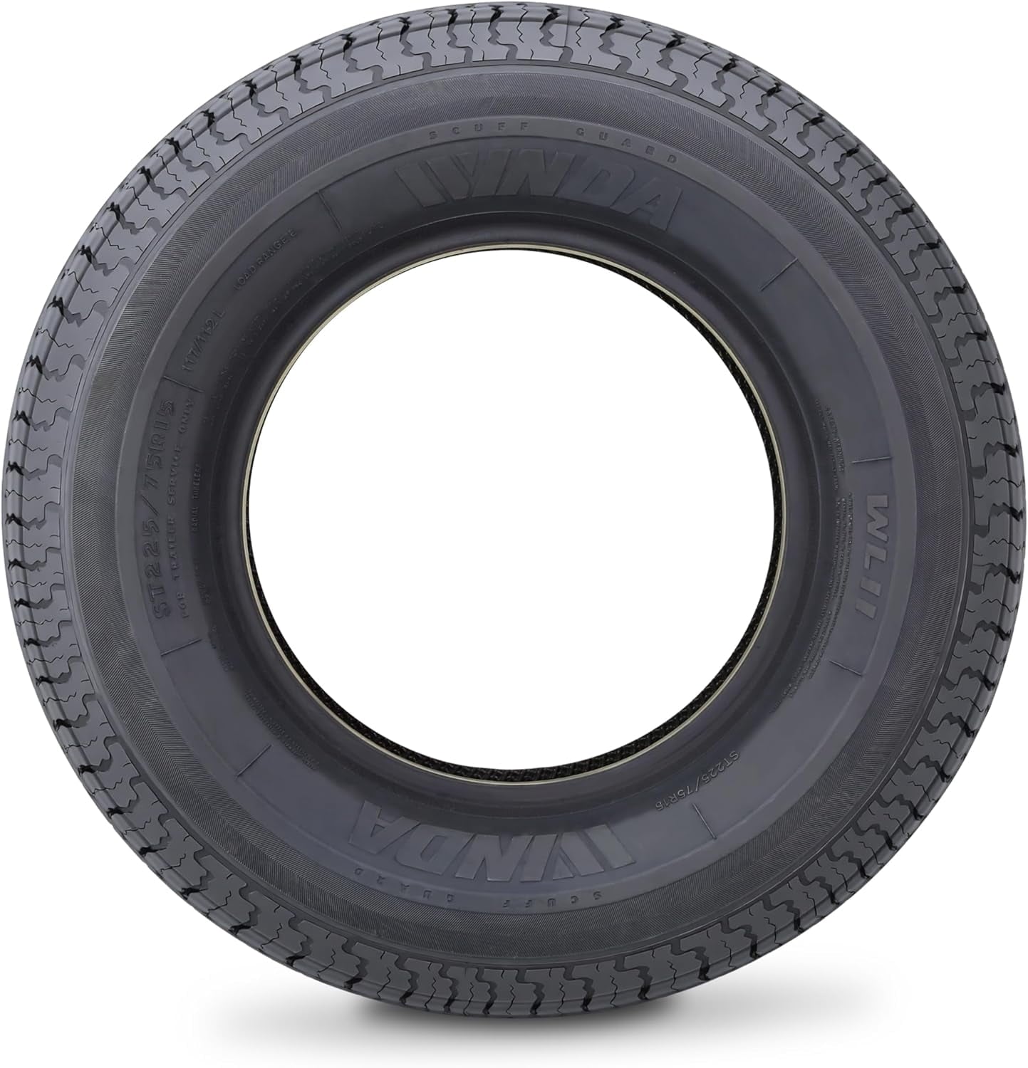 WINDA Premium Trailer Tire ST 225/75R15 Radial 10 Ply Load Range E Steel Belted, Set 4