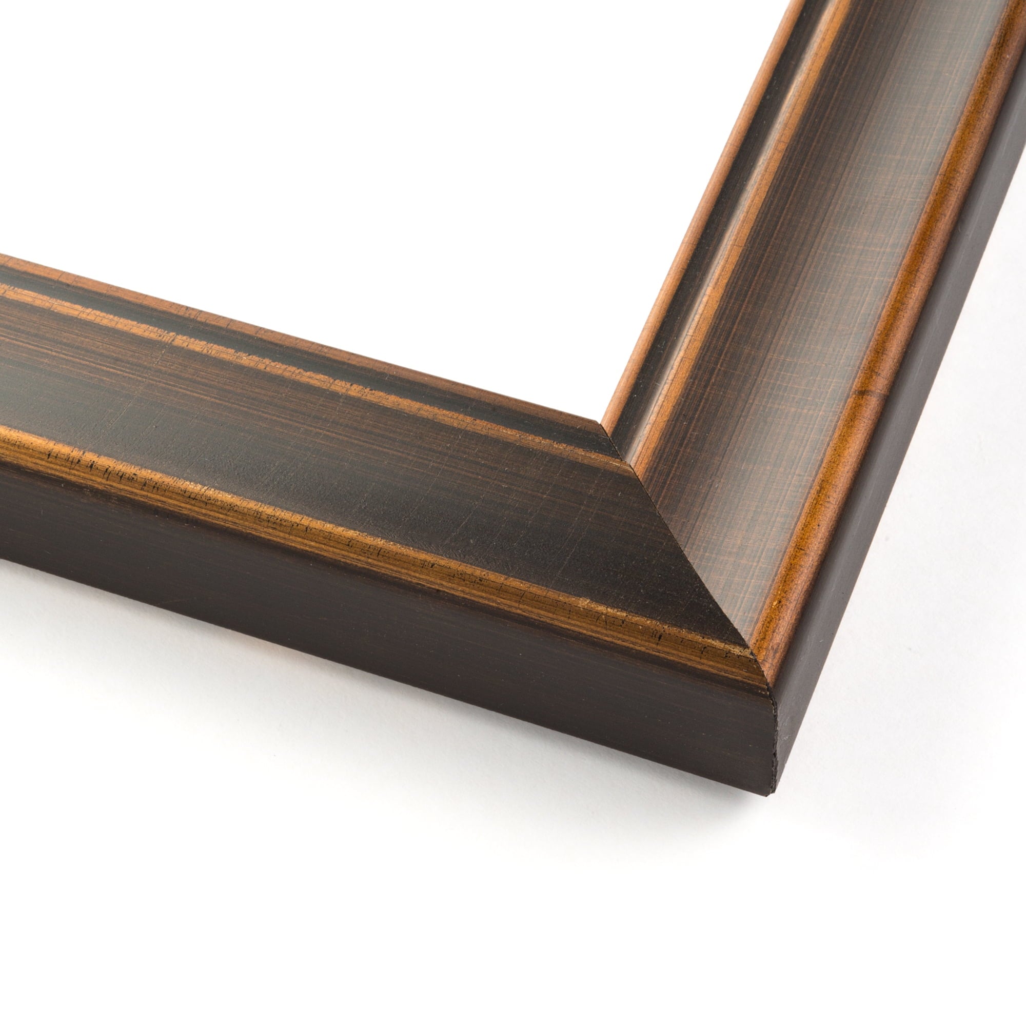 40x28 Bronze Brown Real Wood Picture Frame Width 1.25 inches | Interior Frame Depth 0.75 inches |