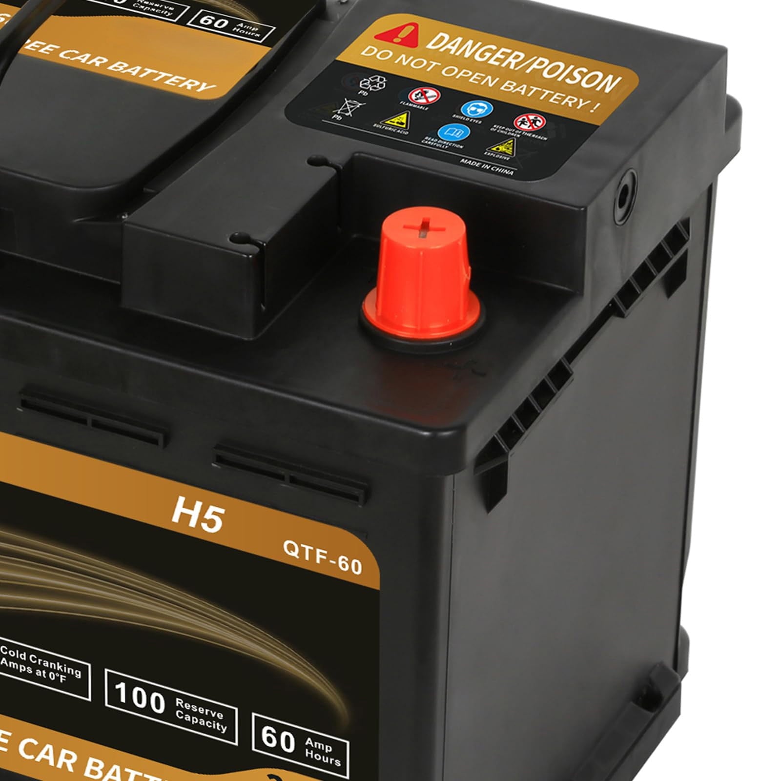 Anlibatt Car AGM Battery Group Size 48 H6 Start Stop Battery 12V 70Ah 760CCA Maintenance Free Rechargeable