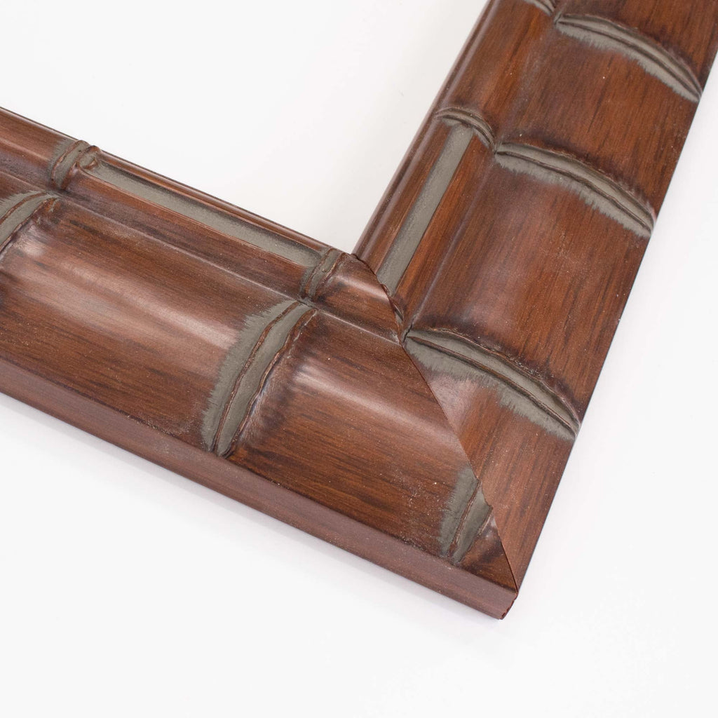 40x28 Bronze Brown Real Wood Picture Frame Width 1.25 inches | Interior Frame Depth 0.75 inches |