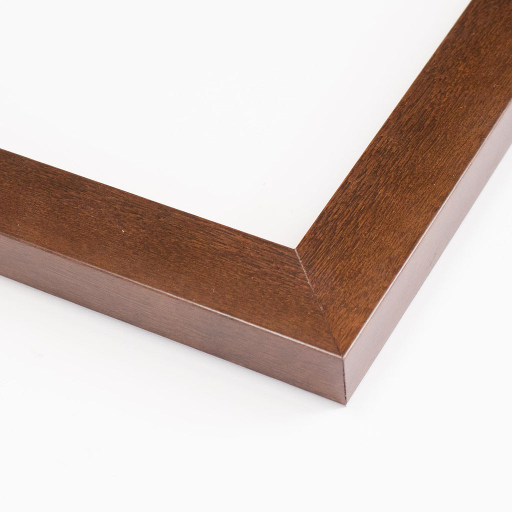 40x28 Bronze Brown Real Wood Picture Frame Width 1.25 inches | Interior Frame Depth 0.75 inches |