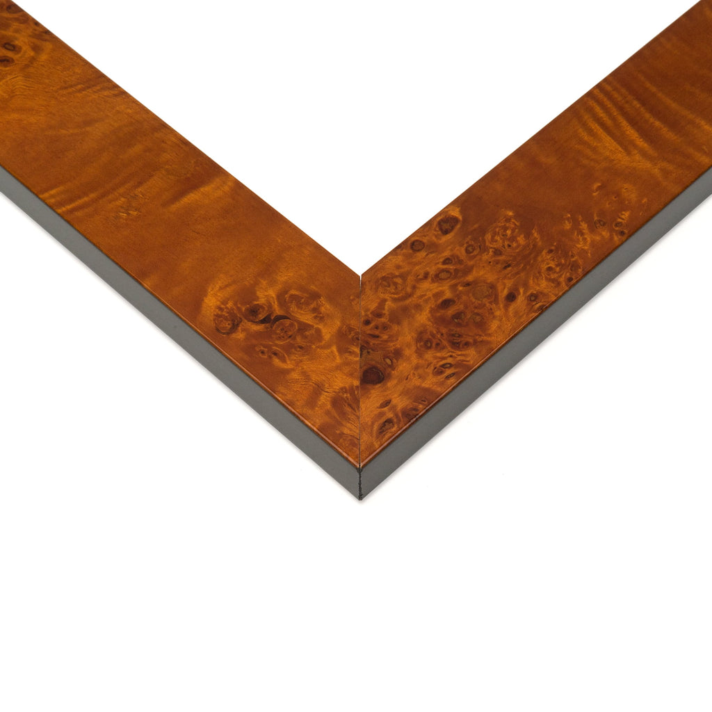 40x28 Bronze Brown Real Wood Picture Frame Width 1.25 inches | Interior Frame Depth 0.75 inches |