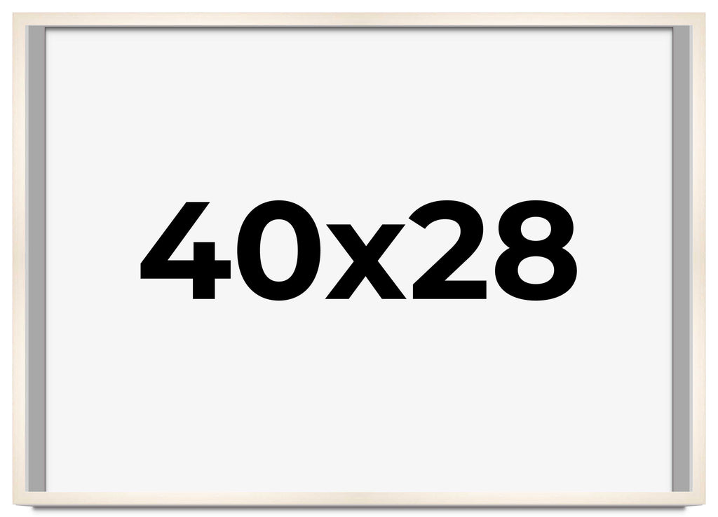 40x28 Bronze Brown Real Wood Picture Frame Width 1.25 inches | Interior Frame Depth 0.75 inches |