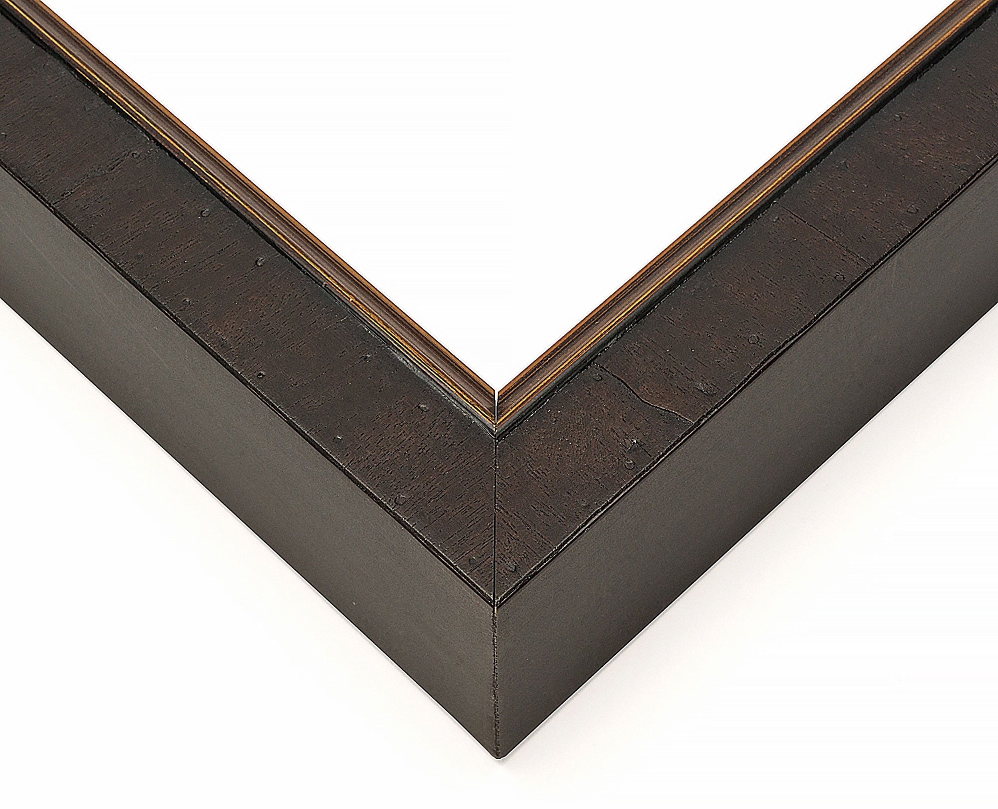 40x28 Bronze Brown Real Wood Picture Frame Width 1.25 inches | Interior Frame Depth 0.75 inches |