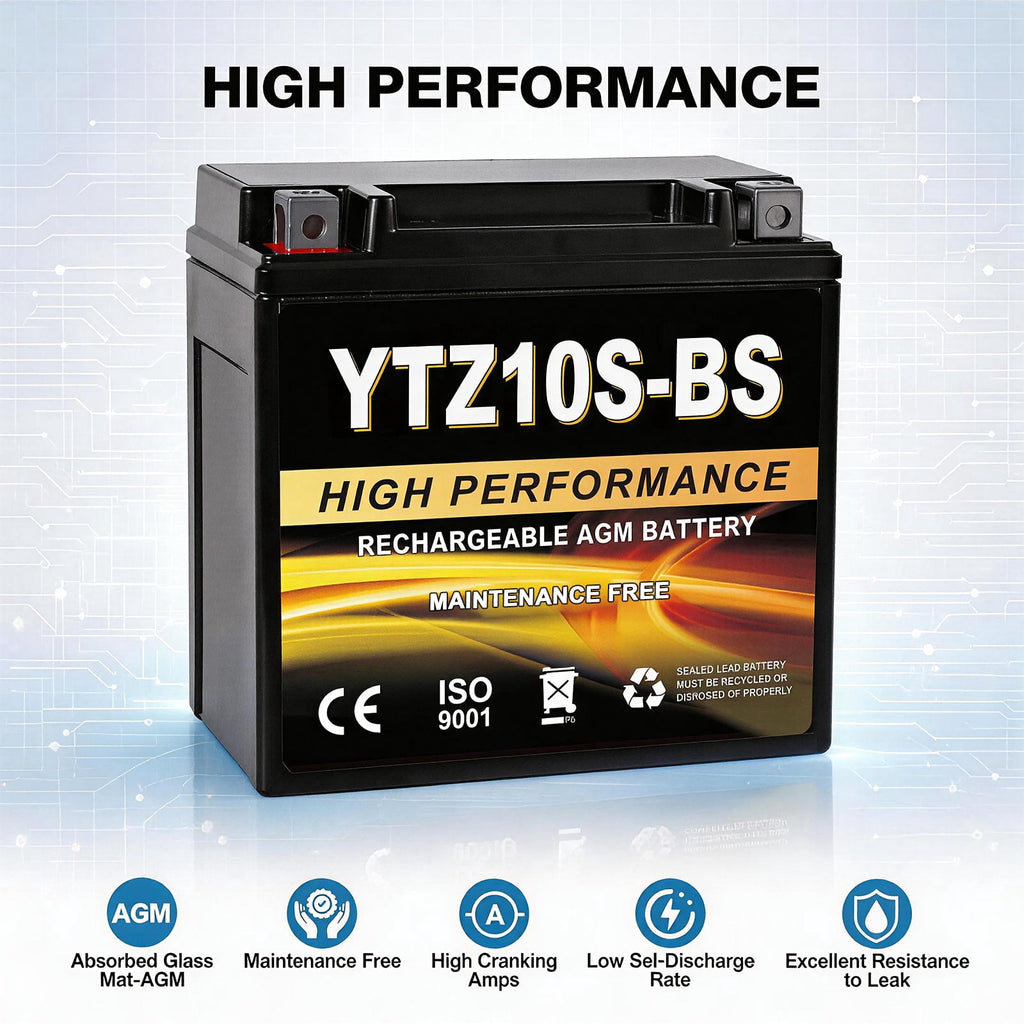 Anlibatt YTX20HL-BS Motorcycle Battery 12V 18Ah 300CCA Rechargeable Sealed Batteries Powersport Replacement for ATV, Scooter, Jet ski, Dirt Bike