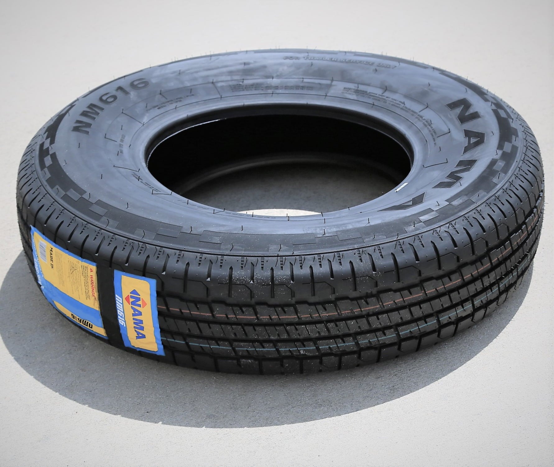 Set of 4 (FOUR) Nama NM616 Semi-Steel ST 205/75R14 Load D 8 Ply Trailer Tires