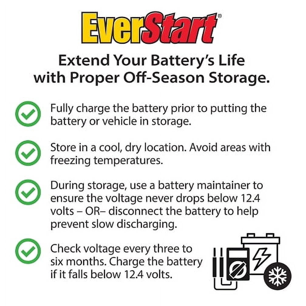 (2 pack) EverStart Lead Acid Marine & RV Deep Cycle Battery, Group Size 24DC 12 Volt, 690 MCA*