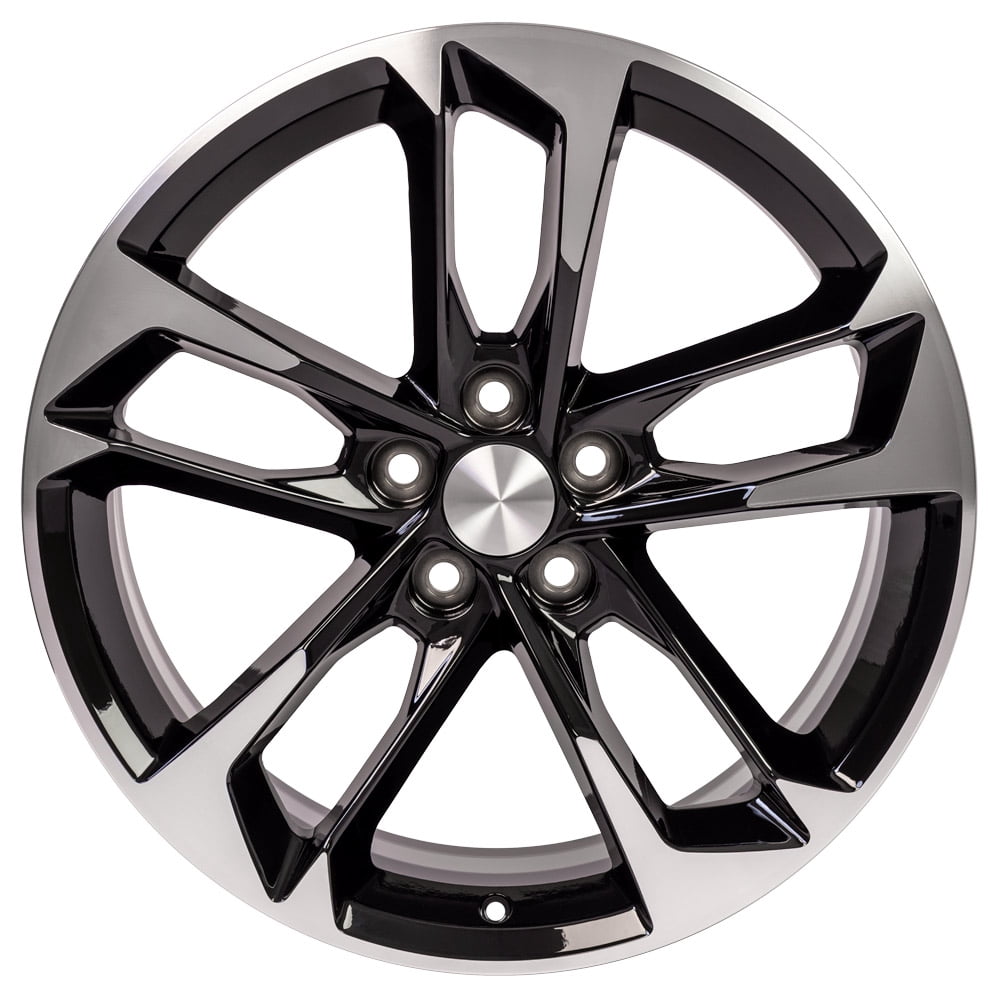 20 inch Rim fits 2010-2018 Chevy Camaro (rear only) Black 20x9.5 Aluminum Wheel Direct Fit