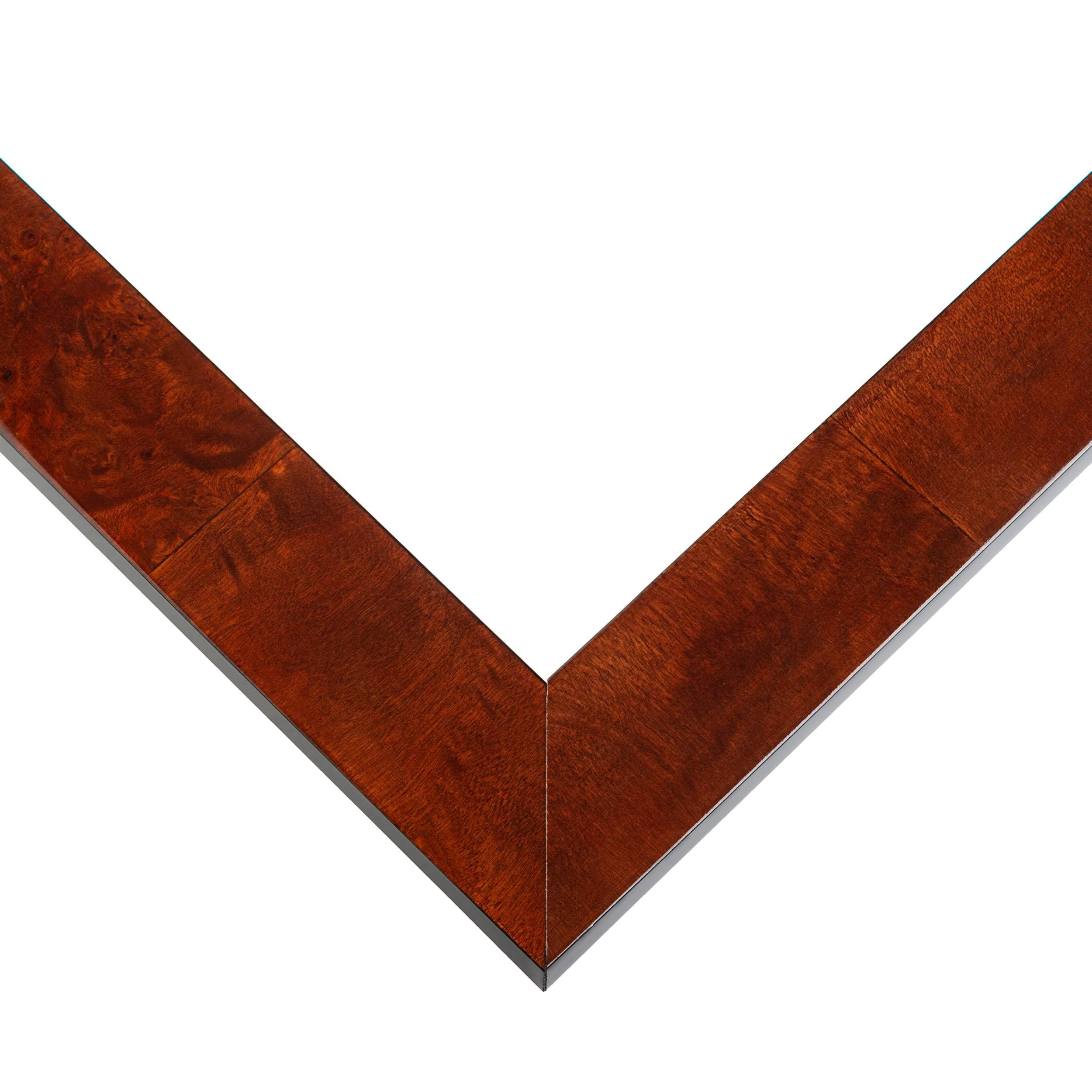 40x28 Bronze Brown Real Wood Picture Frame Width 1.25 inches | Interior Frame Depth 0.75 inches |