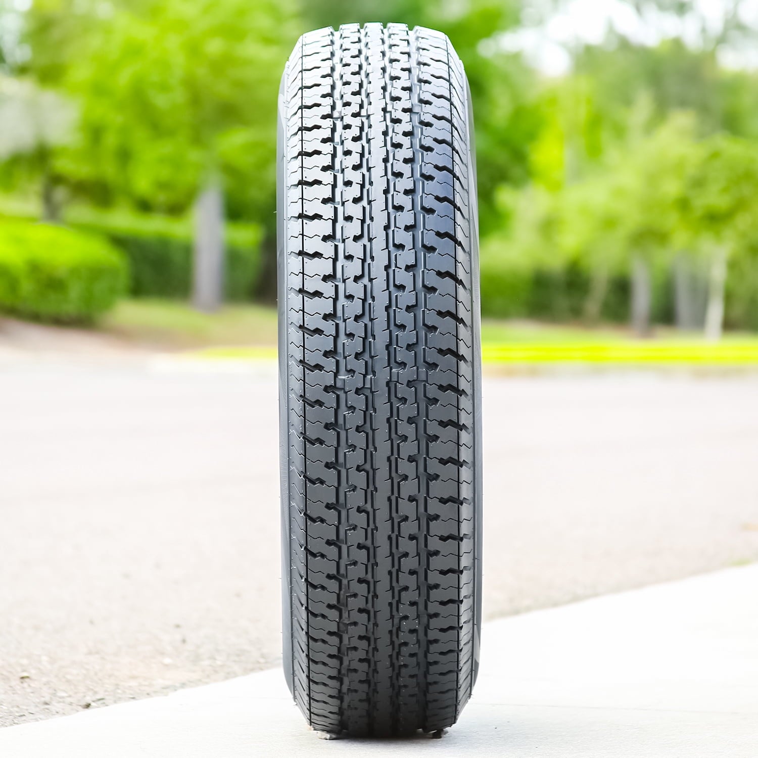 Set of 4 Transeagle ST Radial II Steel Belted ST235/80R16 235/80R16 126/122L F 12 Ply Trailer Tires