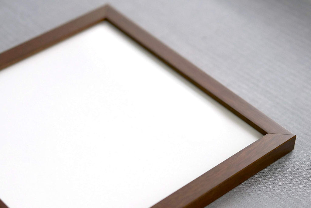 40x28 Bronze Brown Real Wood Picture Frame Width 1.25 inches | Interior Frame Depth 0.75 inches |