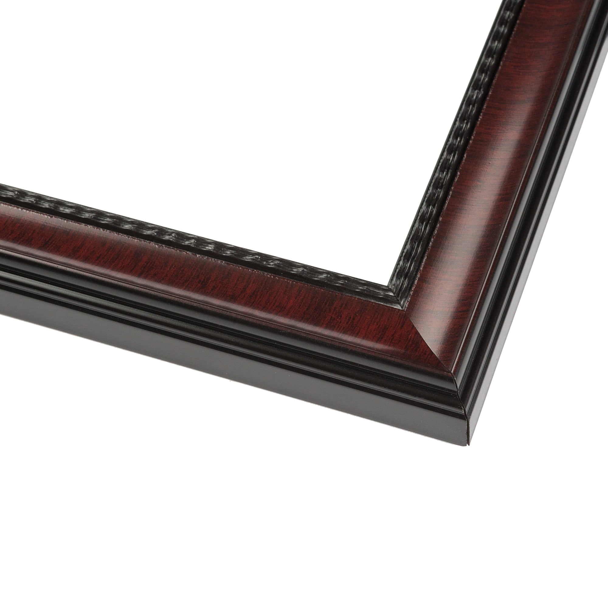 40x28 Bronze Brown Real Wood Picture Frame Width 1.25 inches | Interior Frame Depth 0.75 inches |