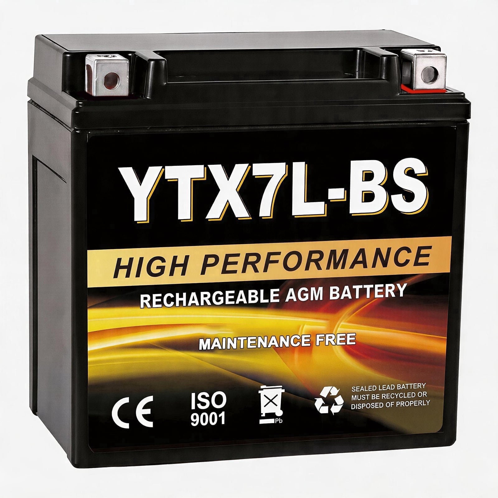 Anlibatt YTX20HL-BS Motorcycle Battery 12V 18Ah 300CCA Rechargeable Sealed Batteries Powersport Replacement for ATV, Scooter, Jet ski, Dirt Bike