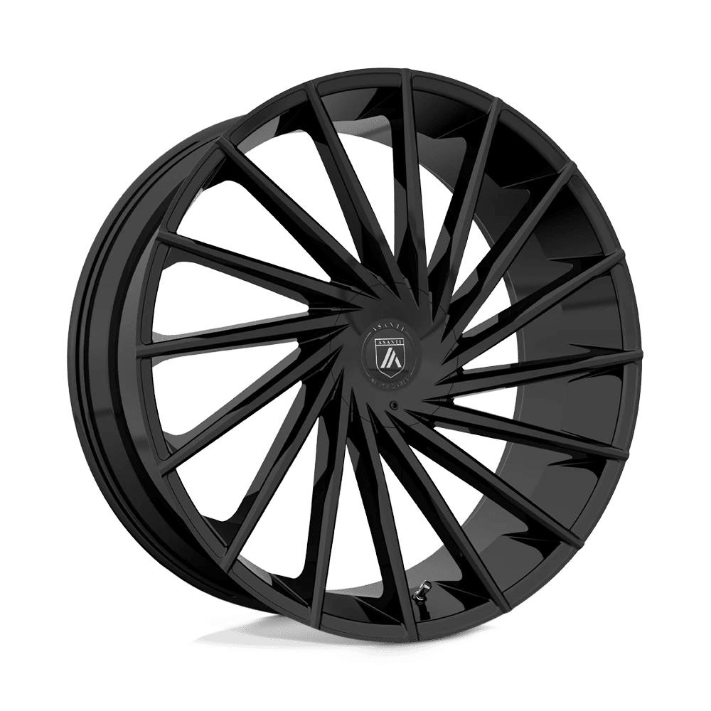 Asanti Black Cast Aluminum Wheel AB18 22x9 5x112/120 G-BLK 30mm, ABL18-22905930GB