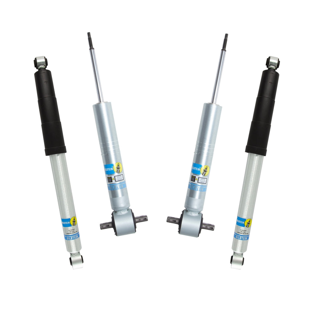 Bilstein Set of Front and Rear B8 5100 Series Shocks Compatible with 2007-2013 Silverado / Sierra 1500 w/o Electronic Suspension with 0-1 Rear Lift