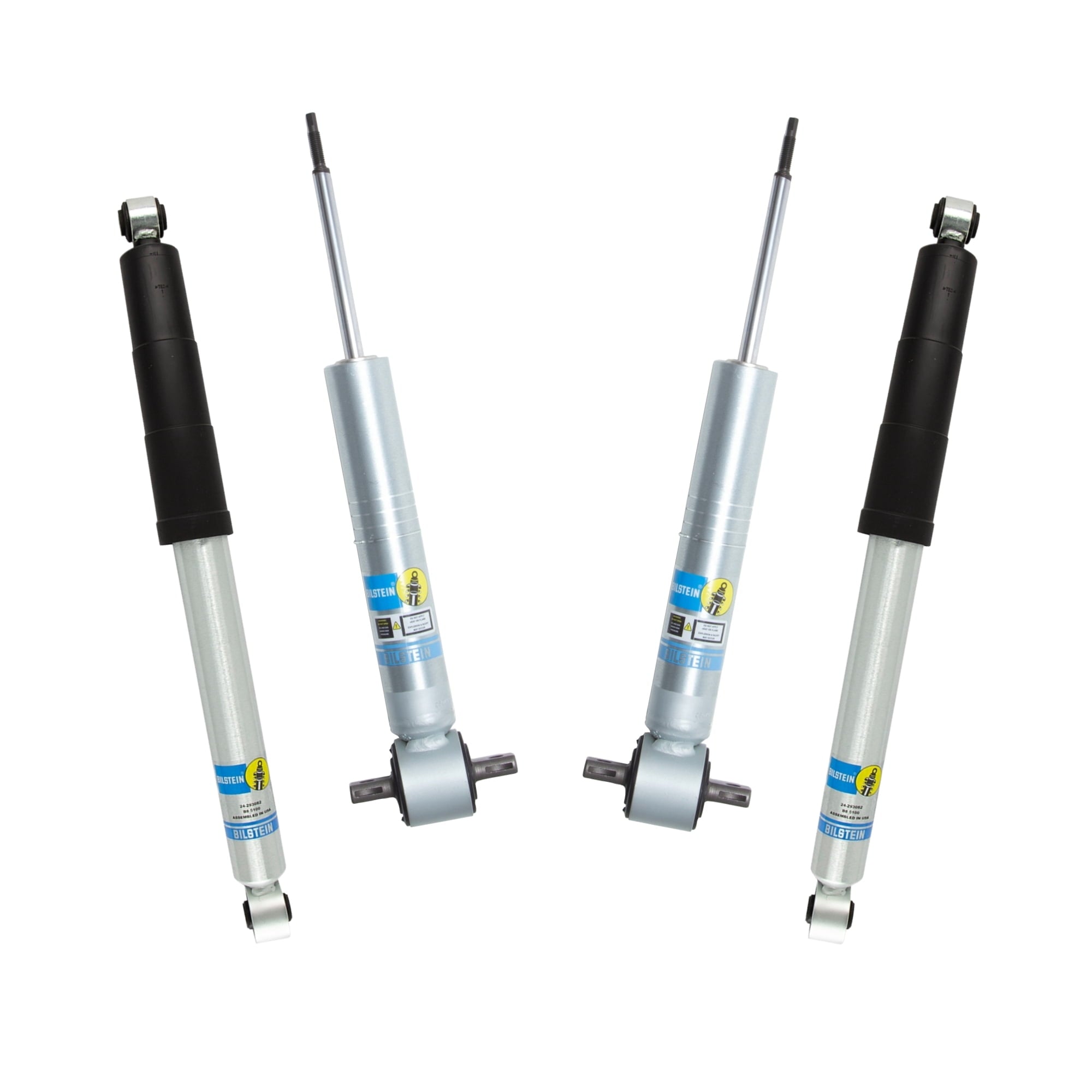 Bilstein Pair of Front B8 5100 Ride Height Adjustable Series Shocks Compatible with 2007-2013 Silverado / Sierra 1500 w/o Electronic Suspension Provides 0-1.75 Front Lift
