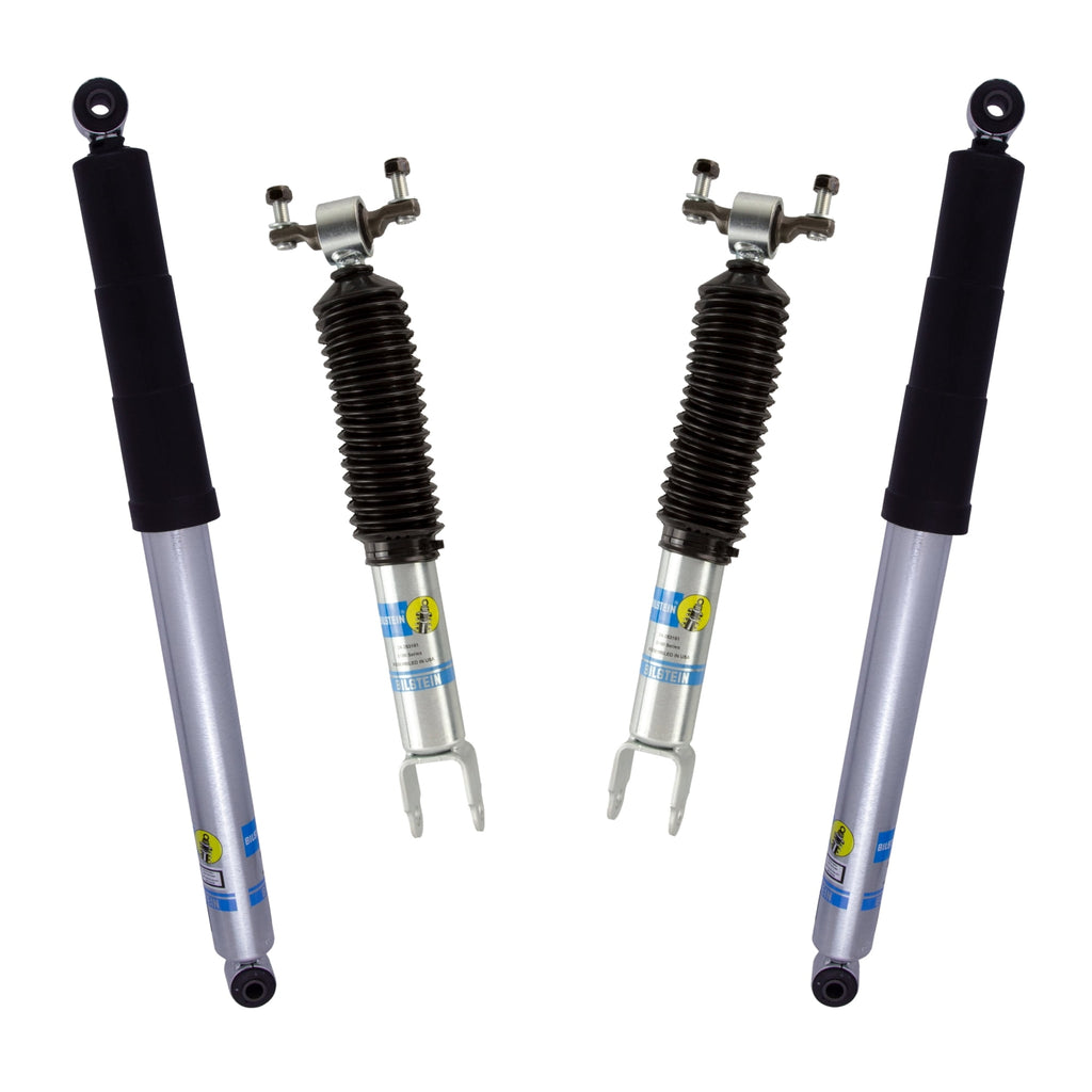 Bilstein Set of Front and Rear B8 5100 Series Shocks Compatible with 2011-2025 Silverado / Sierra 2500 / 3500 HD with 1.5 Front & 0-1 Rear Lift