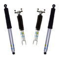 Bilstein Set of Front and Rear B8 5100 Series Shocks Compatible with 2011-2025 Silverado / Sierra 2500 / 3500 HD with 1.5 Front & 0-1 Rear Lift