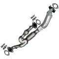 Northeastern Exhaust Front Flex Y-Pipe Fits 2007-2009 Hyundai Entourage 3.8L - Direct Fit | Stainless Steel