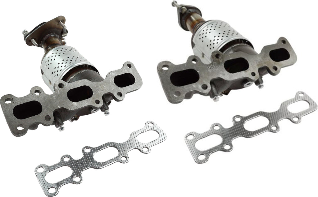 Garage-Pro Front, Firewall and Radiator Side 2-PC Direct-Fit Catalytic Converter Kit Replacement for Ford Explorer, Taurus 2013-2019, Edge 2015-2018 3.5L Firewall Side 46-State Legal