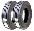 Gremax Heavy Duty All Steel Trailer Tires ST 225/75R15 14 Ply 124/121M 11150, Set 2