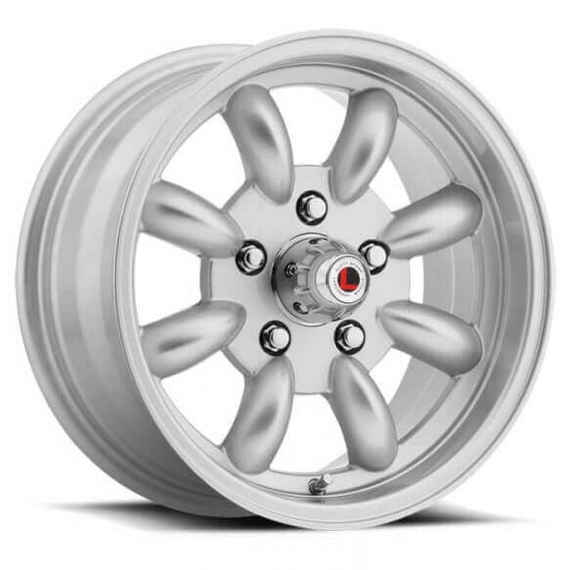 Legendary Wheels T/A 8-Spoke - 15 x 7 in. - 5 x 4.5 - 4.25 bs - Silver