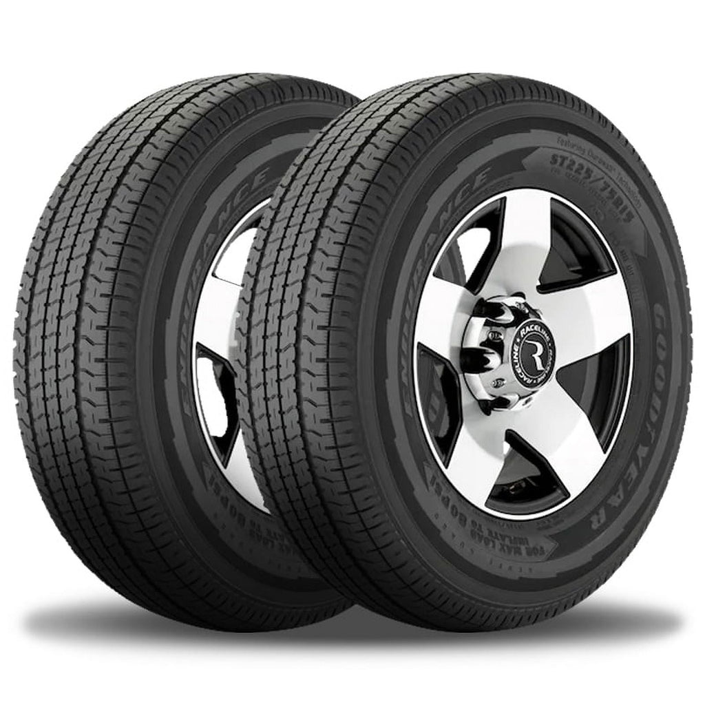 Pair of 2 Goodyear Endurance ST 205/75R14 105N D Auto/Boat/Travel Trailer Hauler Tires 724864519 / 205/75/14 / 2057514