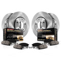 PowerStop Front and Rear Stock Replacement Brake Pad and Rotor Kit Fits: HYUNDAI KIA Select Models KOE8809