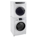 RecPro RV 2.5 Cu Ft White Washing Machine and Dryer Combo Options | Stacking Mounting Kit | Front Load Washer and Dryer (Washing Machine and Dryer Combo)