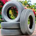 Set of 4 Transeagle ST Radial II Steel Belted ST235/80R16 235/80R16 126/122L F 12 Ply Trailer Tires