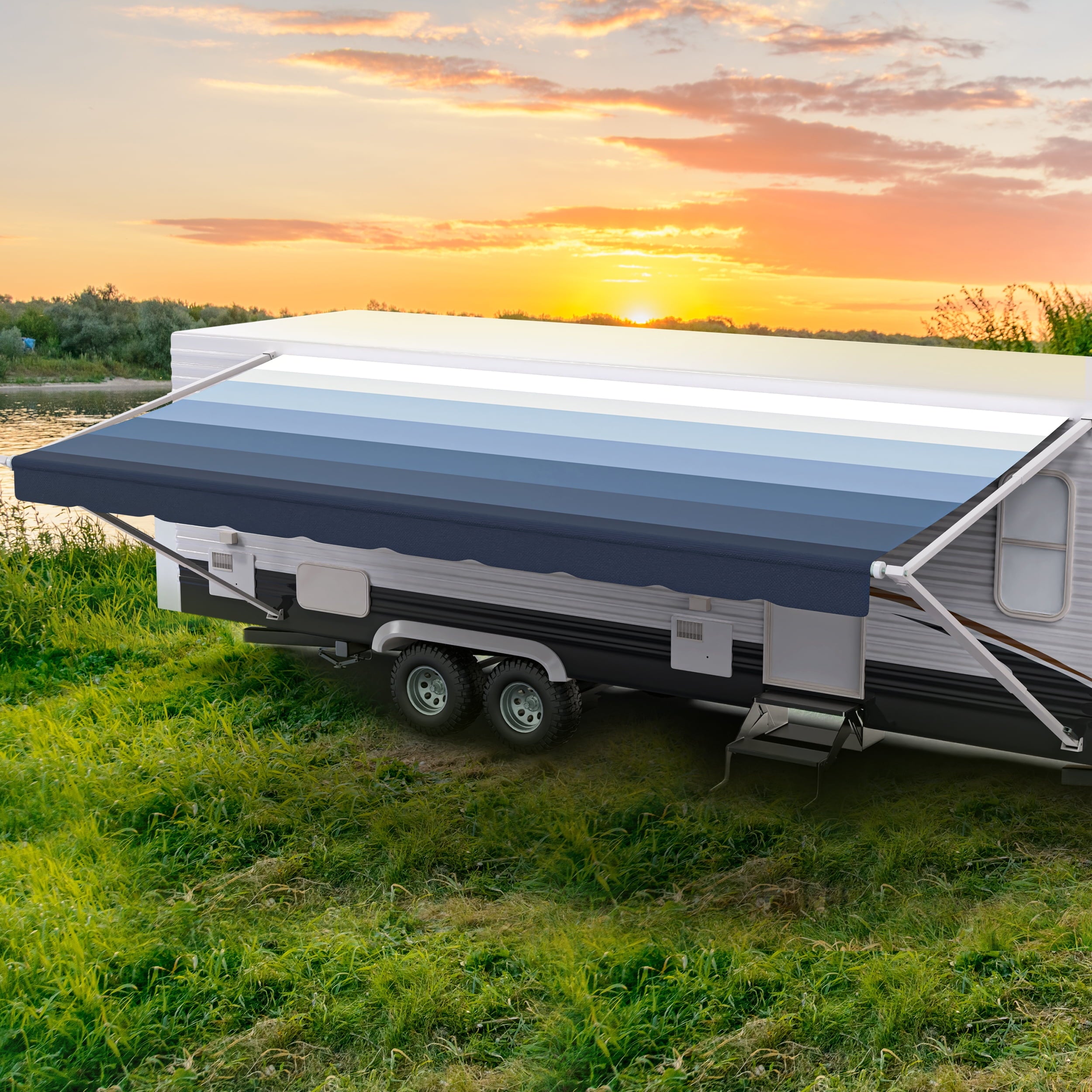 ShadePro Heavy Duty Vinyl RV Awning Fabric Replacement