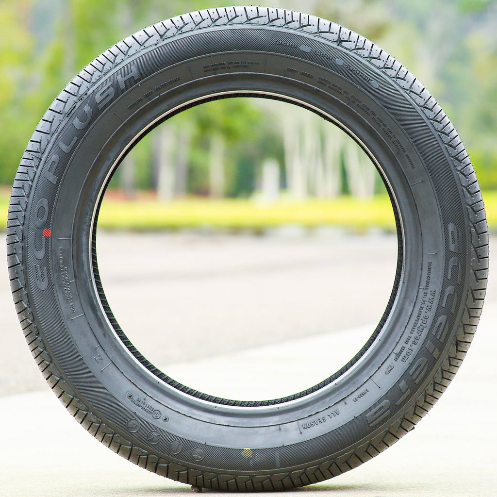 Set of 4 (FOUR) Accelera Eco Plush 185/60R15 84H A/S All Season Tires Fits: 2011-19 Ford Fiesta SE, 2001-02 Dodge Neon ACR
