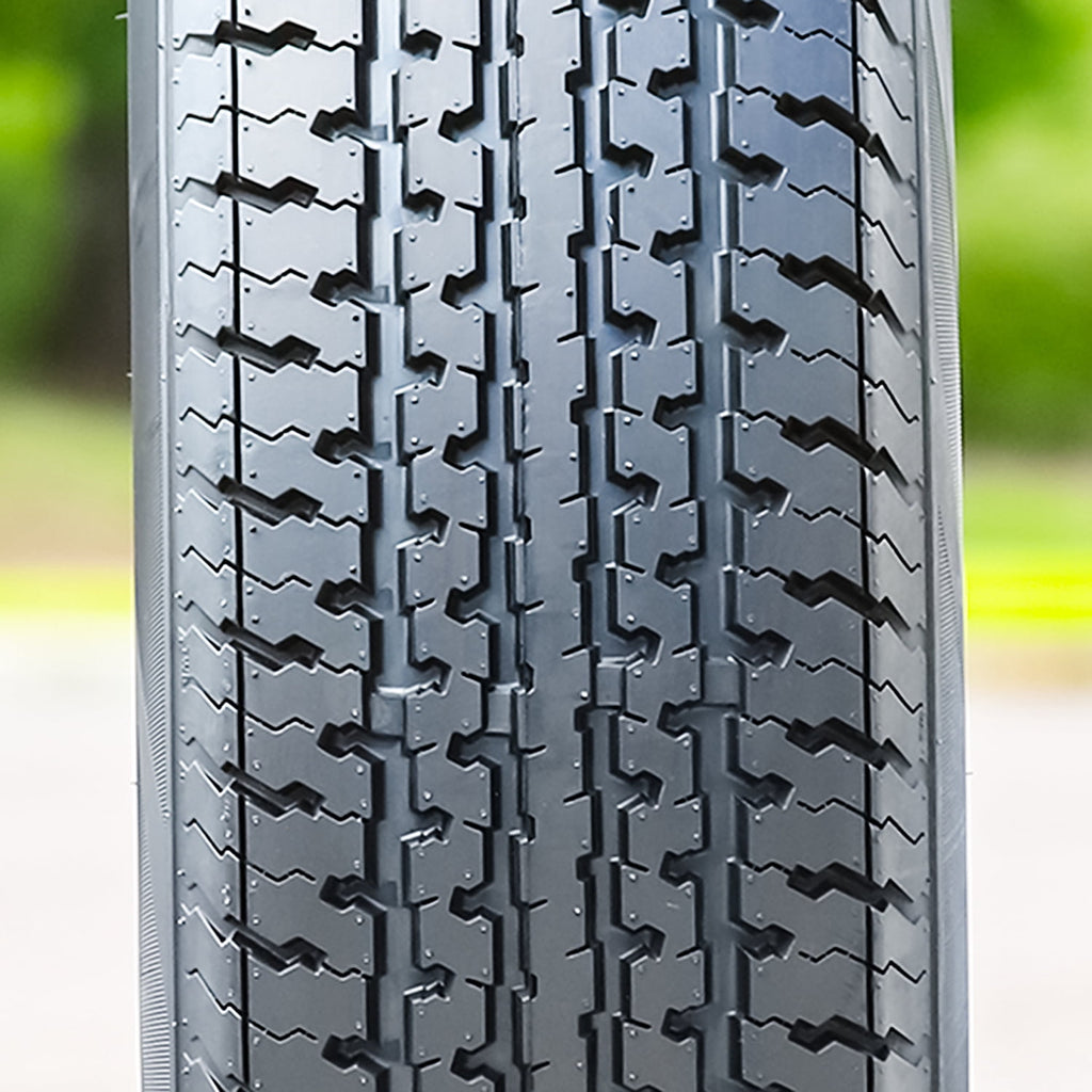 Set of 4 Transeagle ST Radial II Steel Belted ST235/80R16 235/80R16 126/122L F 12 Ply Trailer Tires