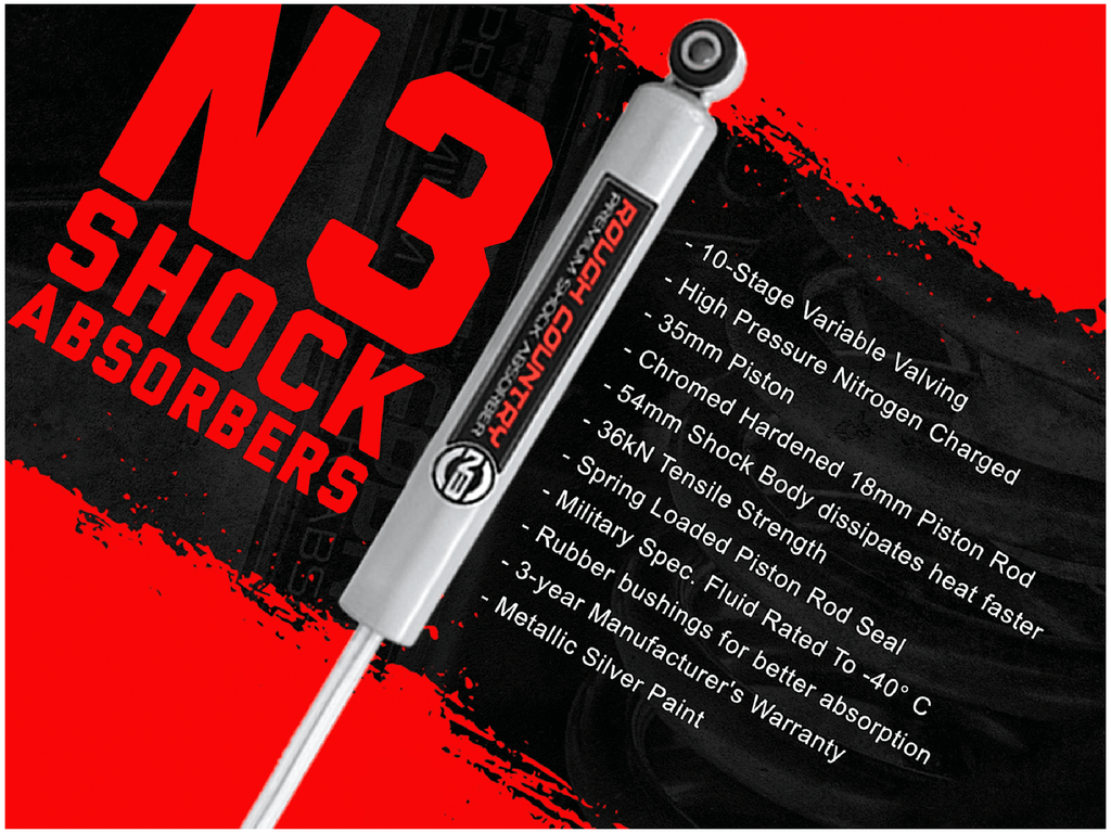 07-18 Jeep Wrangler JK N3 Rear Shocks Pair