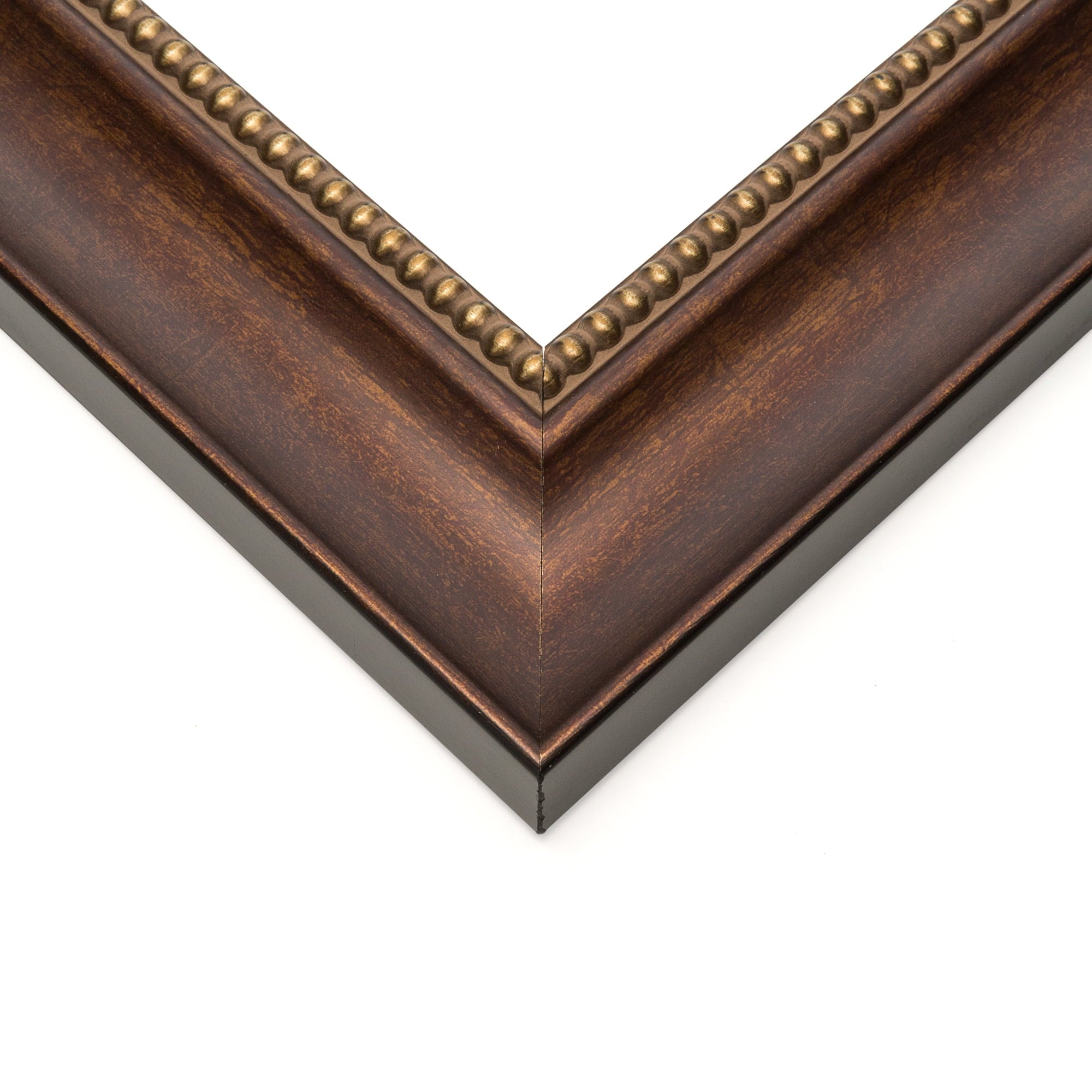 40x28 Bronze Brown Real Wood Picture Frame Width 1.25 inches | Interior Frame Depth 0.75 inches |