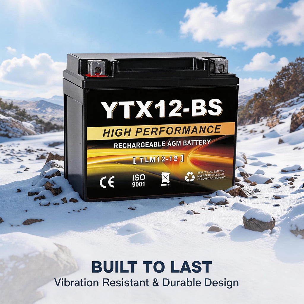 Anlibatt YTX20HL-BS Motorcycle Battery 12V 18Ah 300CCA Rechargeable Sealed Batteries Powersport Replacement for ATV, Scooter, Jet ski, Dirt Bike