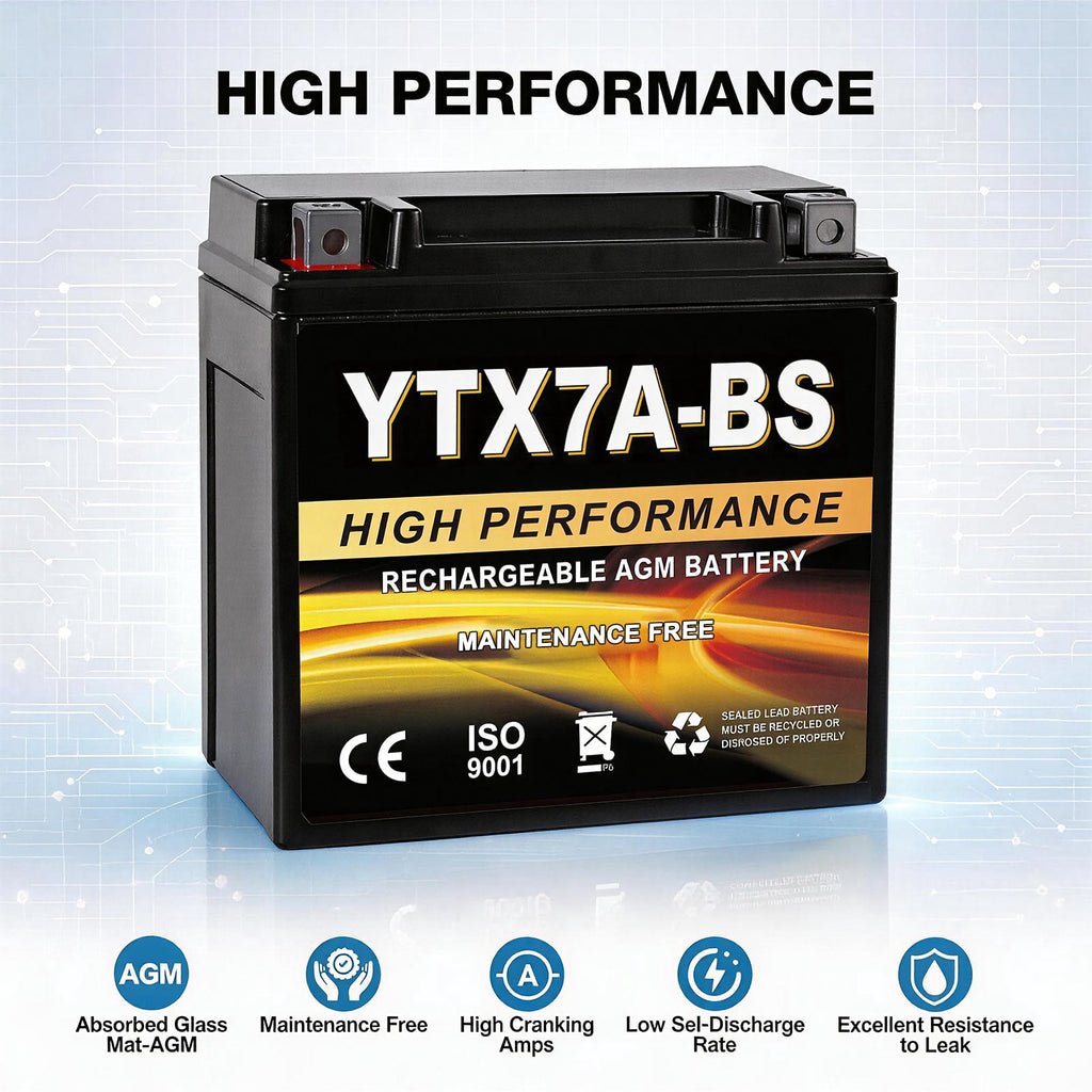 Anlibatt YTX20HL-BS Motorcycle Battery 12V 18Ah 300CCA Rechargeable Sealed Batteries Powersport Replacement for ATV, Scooter, Jet ski, Dirt Bike