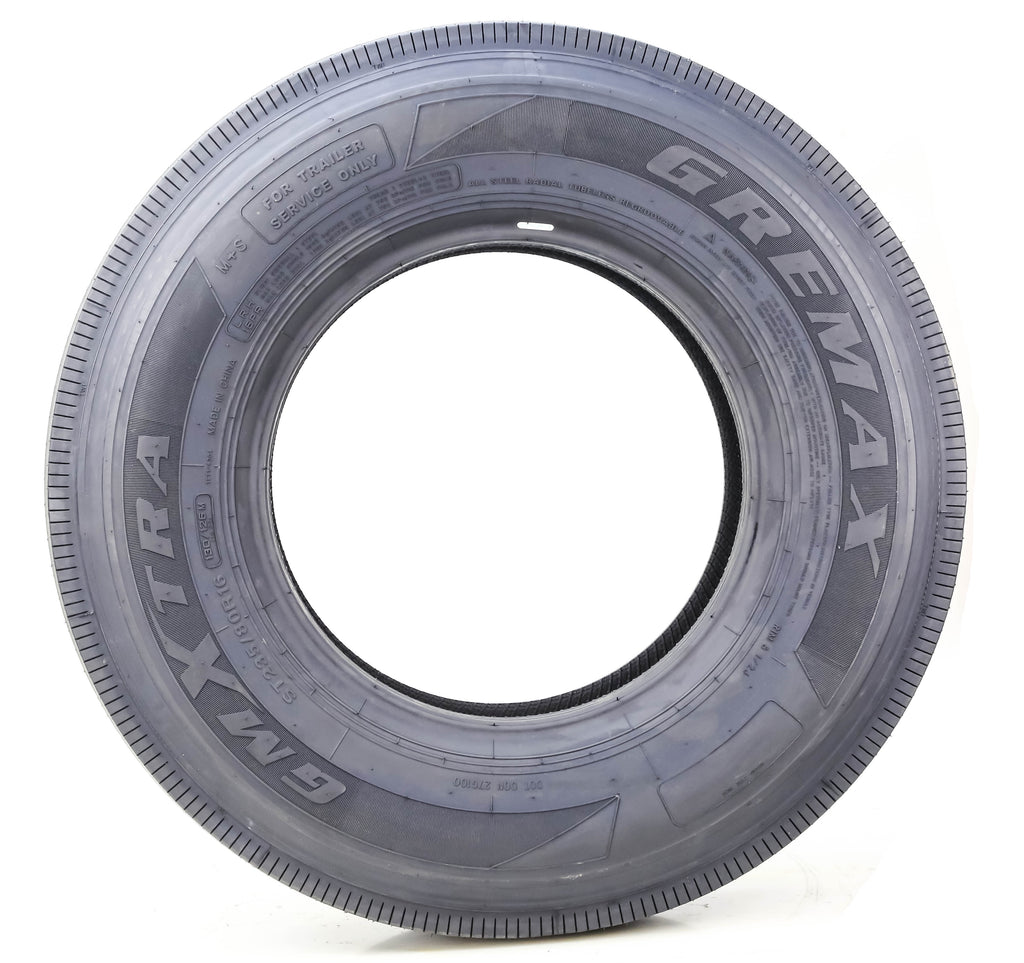 2 GREMAX All Steel Heavy Duty Premium Trailer Radial Tire-ST235/80R16 235/80/16 235/80-16 130/126M LR H 16-Ply