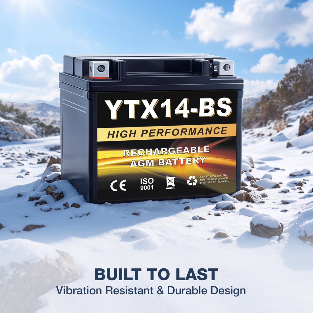 Anlibatt YTX20HL-BS Motorcycle Battery 12V 18Ah 300CCA Rechargeable Sealed Batteries Powersport Replacement for ATV, Scooter, Jet ski, Dirt Bike