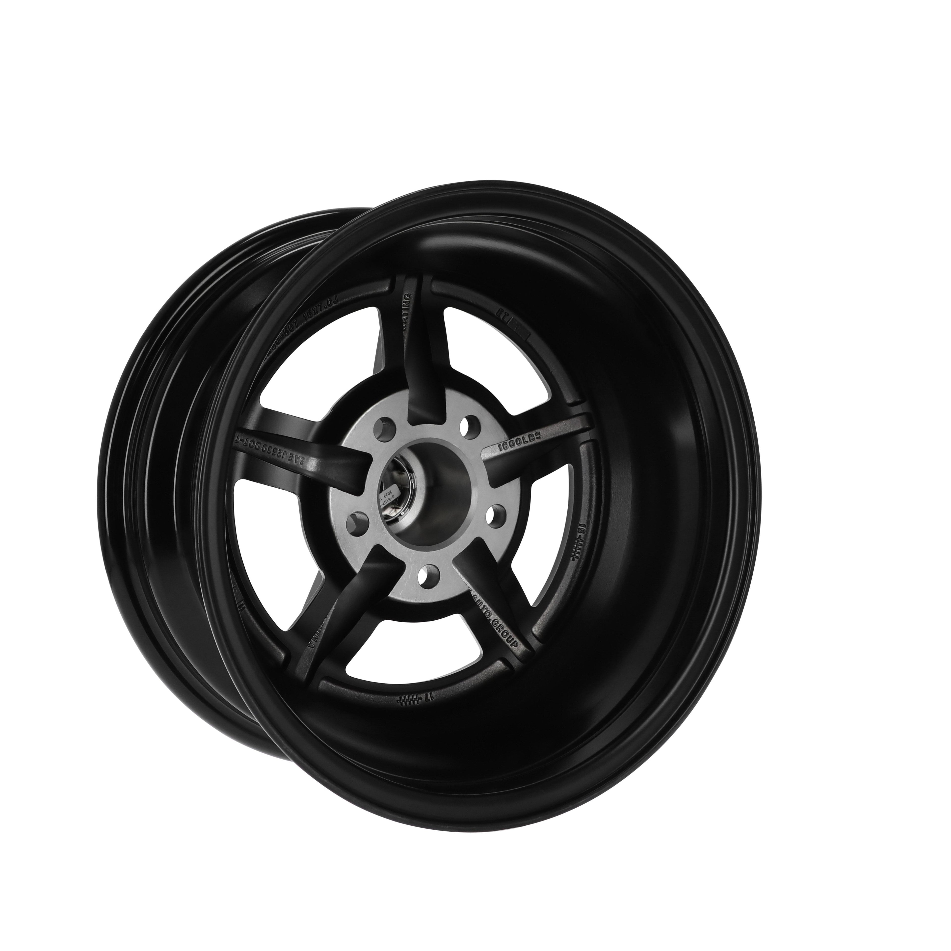 Legendary Wheels Magstar II - 15 x 7 in. - 5 x 4.5 - 4.25 bs - Gloss Black/Machined